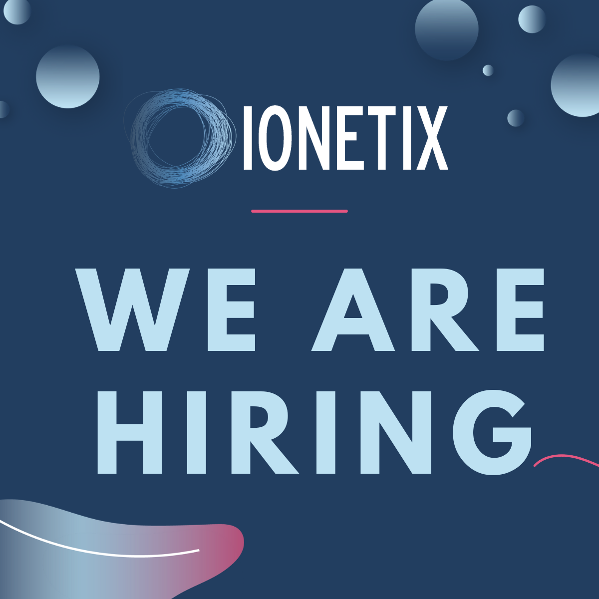 IONETIX We Are Hiring